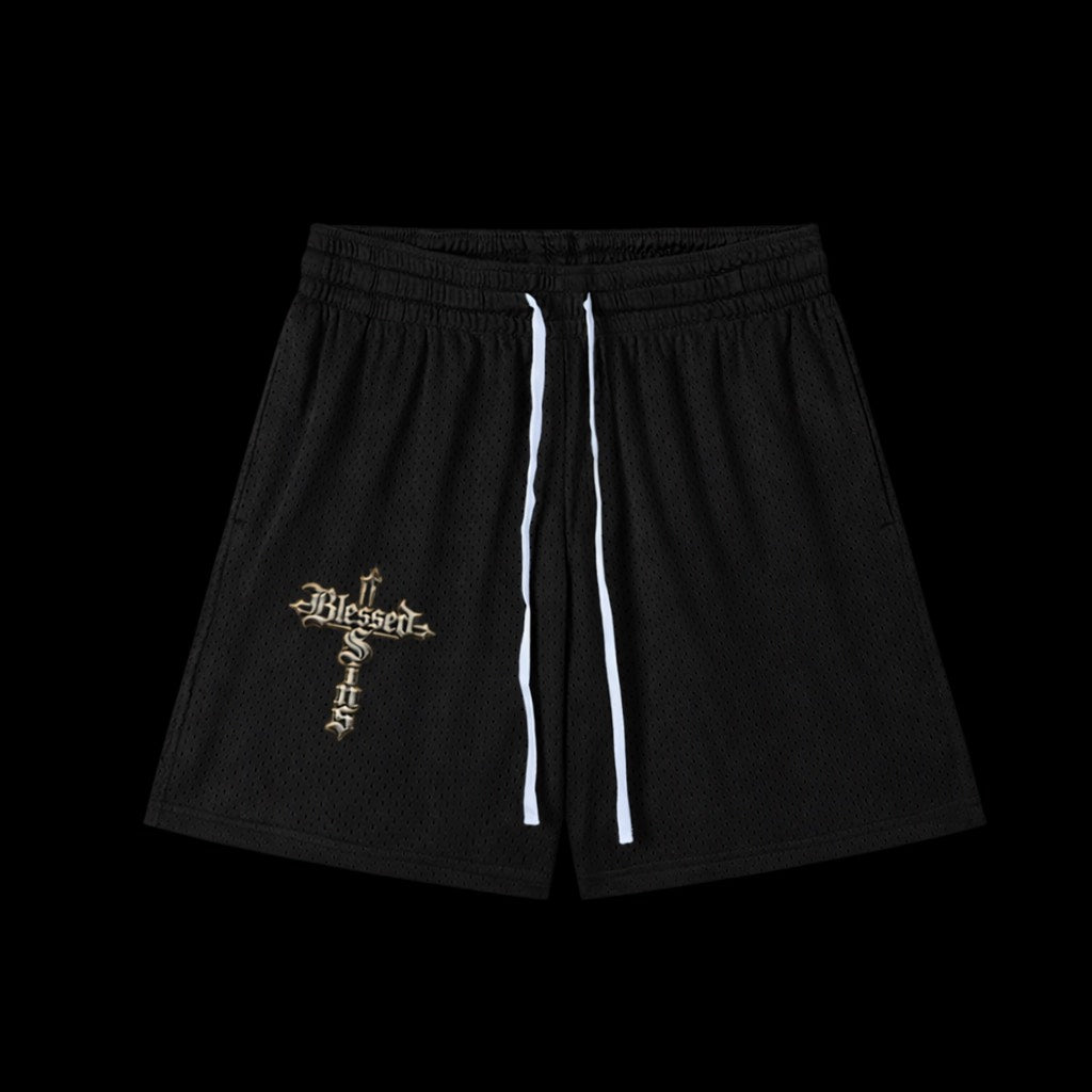 Cross Mesh Shorts